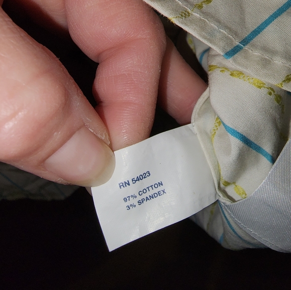 New Gap Stripe 2005 Button Down Collared Shirt Light - Picture 6 of 10